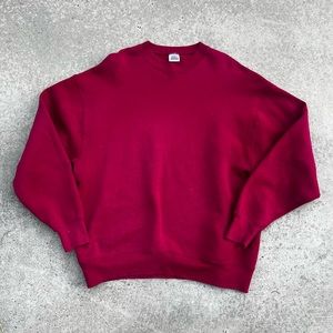 Vintage 1990s Red Crewneck Sweater